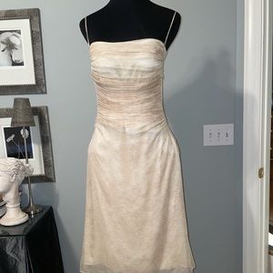 Tahari silk chiffon dress